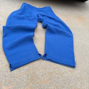 Vintage Jerzees Sweatpants Adult M Blue Cotton Mens Y2K Grunge O4